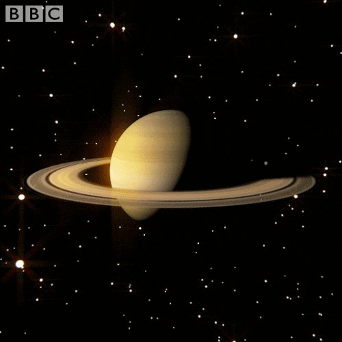 Saturn with rings
